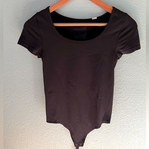 Black Seamless Bodysuit